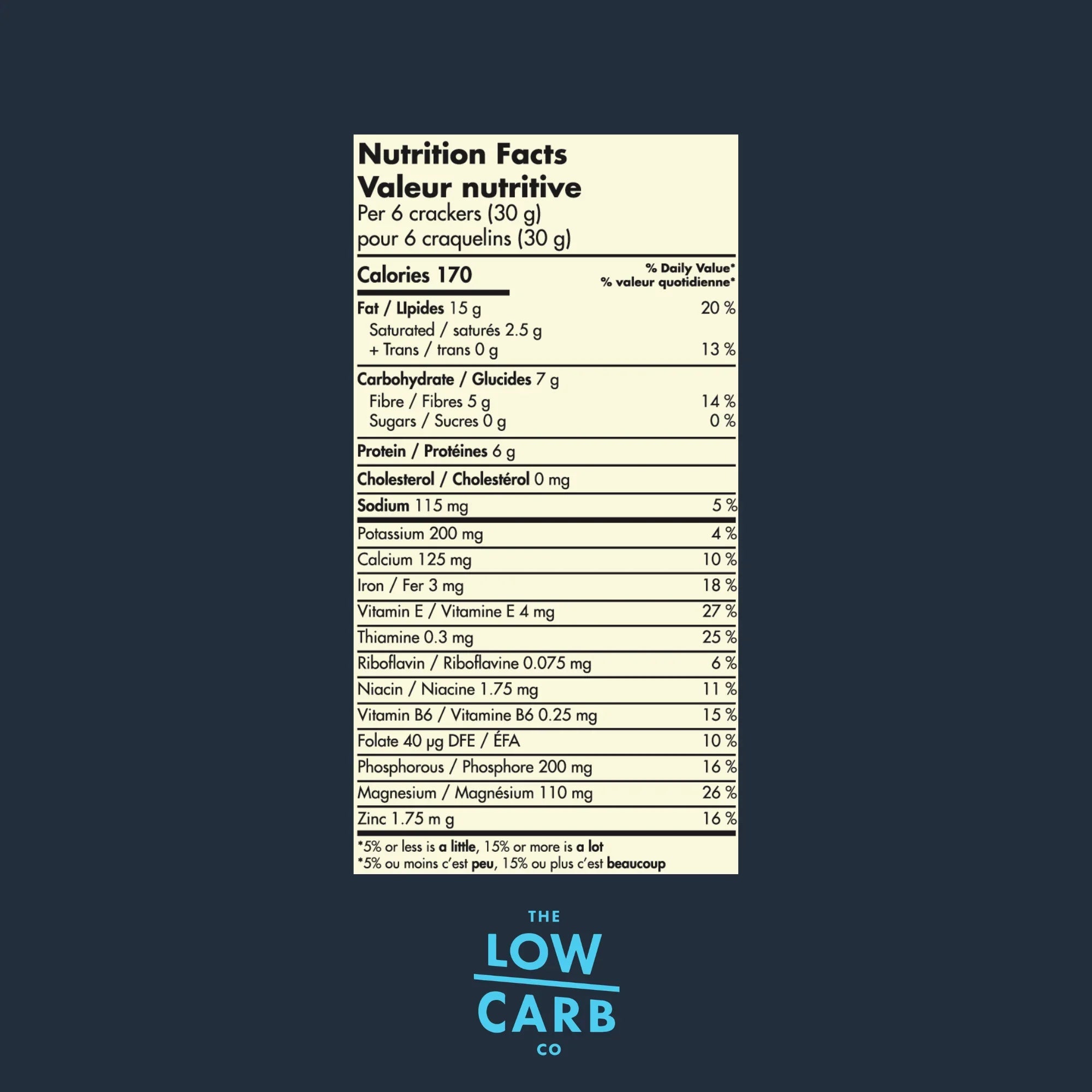 Super Seed Cracker Snacks by The Low Carb Co, showing a close-up of crunchy, seed-filled crackers on a wooden board.