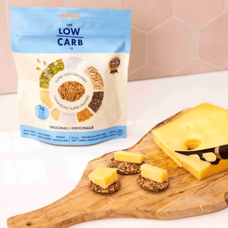 Low Carb Co Original product packaging showcasing the product's nutritional information and branding details.