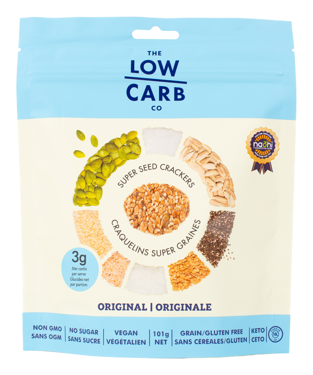 The Original Super Seed Cracker Snacks bag